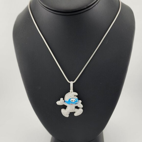 Brand New Smurf Necklace